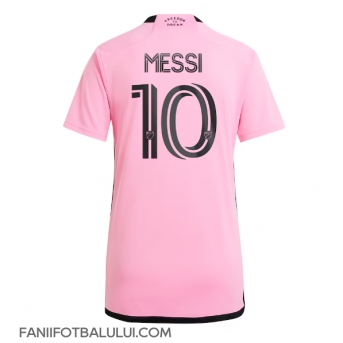 Inter Miami Lionel Messi #10 Tricou Fotbal Replică 2024-25 Femei Acasa